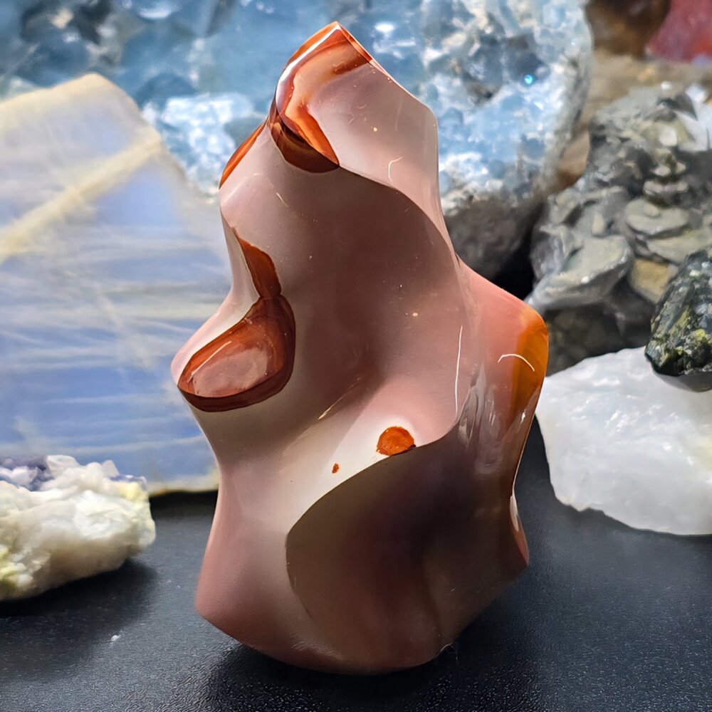 Polychrome Jasper Flame – Grounding Strength & Elemental Harmony